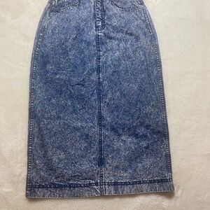 Daniel Hechter Denim skirt Acid washed size Small